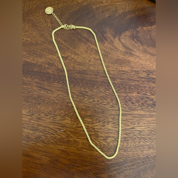 Yellow box chain necklace - Picture 1 of 2